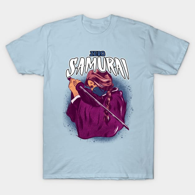 Zero Samurai Design T-Shirt by ArtPace